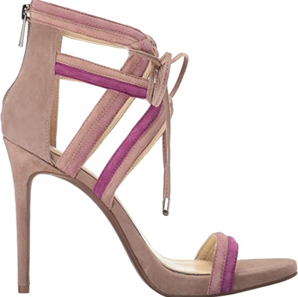 J. Simpson Rensa Heeled Sandal – Warm Taupe Combo